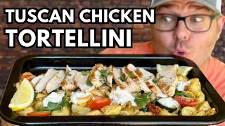 Light Griddle Dinner  This TUSCAN CHICKEN TORTELLINI is a NEW Favorite Griddle RECIPE [upl. by Ardnaed288]