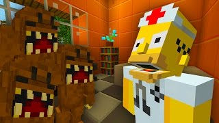 Homer Simpson Gives Birth  The Simpsons  Minecraft Xbox 34 [upl. by Nash]