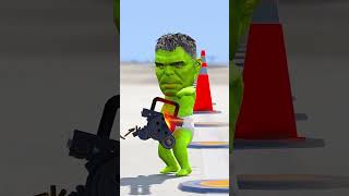 Hulk vs Hulk cartoon charactershortvideofunnyyoutubeshort [upl. by Cartie]