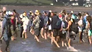 Sponsored Walk Morecambe Bay 14 July 2013 [upl. by Casie]