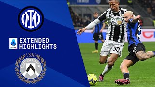 Inter Milan vs Udinese Extended Highlight  Serie A  CBS Sports Golazo [upl. by Enyluqcaj]