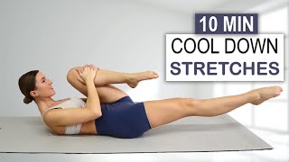 10 mins Yoga Cool Down  Post Workout Yoga Relaxation to Cool Down  Bharti Yoga [upl. by Tut360]