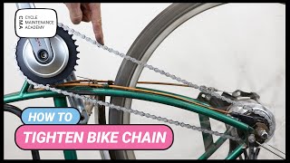 How To Tighten Bike Chain [upl. by Sirdna]