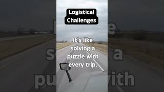 Logistical Challenges CDLLifetruckertalk truckdrivers thehelpfultrucker truckdriving Trucker [upl. by Johst719]