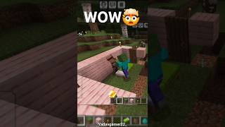 Minecraft crazy moments😲 WOW🤯 shorts shortsfeed minecraft minecraftshorts memes gamingshorts [upl. by Valora]