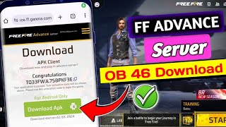 free fire advance server 2024  free fire advance server Ob46 download  ff advance server Ob46 [upl. by Dhar]