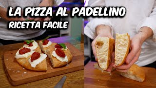 PIZZA AL PADELLINO Ricetta Facilissima [upl. by Sefton]