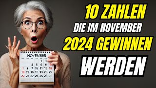 Glückszahlen 10 ZAHLEN die am wahrscheinlichsten im November 2024 erscheinen  Buddhistische [upl. by Shu]