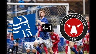 Lyngby bk  FC Midtjylland 41 6102023 [upl. by Zeuqirdor]