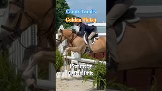 Candy Land’s Golden Ticket 🎫 prepping for Small Green Pony finals 2024  pony horse equestrian [upl. by Grae]