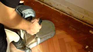 How to Use an Edge Floor Sander [upl. by Em]