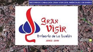 RECORRIDO CABALGATA GRAN VISIR 2019 Jerez TV 2019 [upl. by Sihonn]