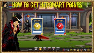 AQW How to get Heropoints and redeem them [upl. by Esinej727]