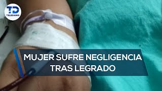 Mujer sufre negligencia médica tras ser intervenida por un legrado [upl. by Crystal]