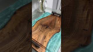 BOOKMATCHED wood carpentry music rap epoxy asmr food cool custom [upl. by Morette4]