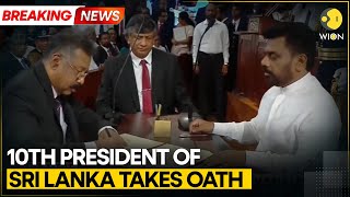 Sri Lanka Elections Swearing In Ceremony For President Dissanayake  Breaking News  WION [upl. by Anana107]