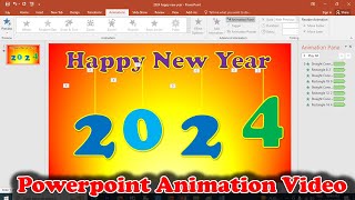 Happy new year 2024 PowerPoint presentation  Happy new year 2024 powerpoint animation video [upl. by Nelg]