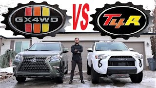 2023 Lexus GX 460 VS 2023 Toyota 4Runner Dinosaurs Do Still Walk The Earth [upl. by Allenad]