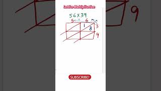 Lattice Method of Multiplication maths vedicmethod ancientmathematics vedic mathstricks [upl. by Thurnau]