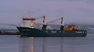 Eemslift Hendrika arriving at the Port of Belfast on January 19th 2023 [upl. by Eenor51]