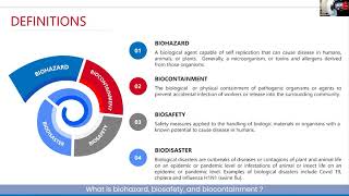 What is biohazard biosafety and biocontainment [upl. by Maurits]