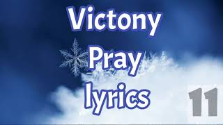 Victony Pray lyrics [upl. by Ailam]