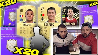 ON OUVRE LES PACKS 81 82 ET 83 x25 SWAPS ICONES 2  FIFA 21 [upl. by Rafe]