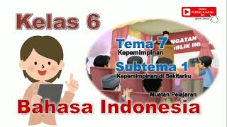 Video Pembelajaran Bahasa Indonesia Kelas 6 Tema 7 Subtema 1  Pidato [upl. by Prima]