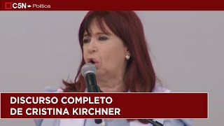 EL DISCURSO DE CRISTINA KIRCHNER EN ROSARIO quotMILEI DESREGULÁ LOS MEDICAMENTOSquot [upl. by Aineles]