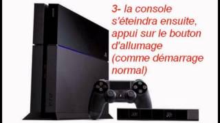 PS4 recovery mode sans echec PS4 [upl. by Alvan]