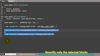 Beautify CSS with a single click [upl. by Elidad145]