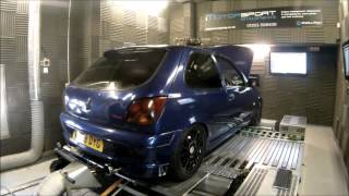 Fiesta Zetec S On the Dyno at Motorsport Developments In Blackpool Lancashire [upl. by Lrad490]