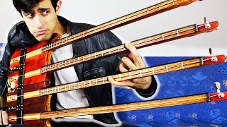 QUADRUPLE NECK BASS SOLO [upl. by Cupo]