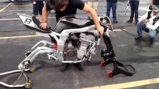 Guy Martin warming the Martek Turbo [upl. by Attenal]