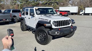 2024 Jeep Wrangler Rubicon Start Up Exhaust Test Drive Walkaround POV and Review [upl. by Gitt]