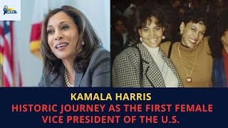 Kamala Harris Biography Historic Journey as the First Female Vice President of the US [upl. by Ilrahc]