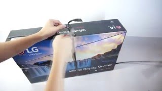 Unboxing LG IPS Monitor 24 Inch 24MP88 Borderless Design [upl. by Aihsiek228]