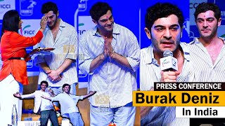 Turkish Actor Burak Deniz On Indian FoodTalks About Aamir KhanShahrukh KhanPriyanka Chopra [upl. by Oijres869]