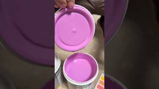 Making Light PURPLE shade  exterior emulsion lavender shorts [upl. by Yecats212]