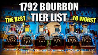 1792 Bourbons Ranked BEST to WORST  Whiskey Tier List [upl. by Lorrac438]