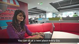 Modern Office Space  Capgemini at GAR Hyderabad [upl. by Schriever621]