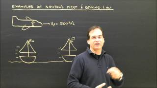 Newtons First amp Second Law Part 4 physics lesson [upl. by Orrin]