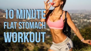 10 Minute Intense Ab Workout  Lilly Sabri [upl. by Ahsiekat]