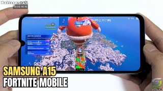 Samsung Galaxy A15 Fortnite Gameplay [upl. by Elrak]