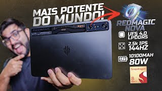 CHEGOU O TABLET GAMER mais potente do mundo Redmagic NOVA Com super bateria e processamento [upl. by Coppola]