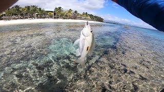 Ep15 Shore fishingcasting in Mauritius [upl. by Ettenuj774]