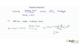 FROM NITRILESSTEPHEN REACTION [upl. by Anaitit]