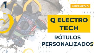 QElectroTech Intermedio  1 Rótulos personalizados [upl. by Notlek]