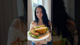 Chicken Basil Salad sandwich cooking easyrecipe [upl. by Kim]