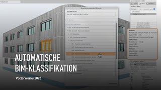 AUTOMATISCHE BIMKLASSIFIKATION  Vectorworks 2025 [upl. by Araf285]